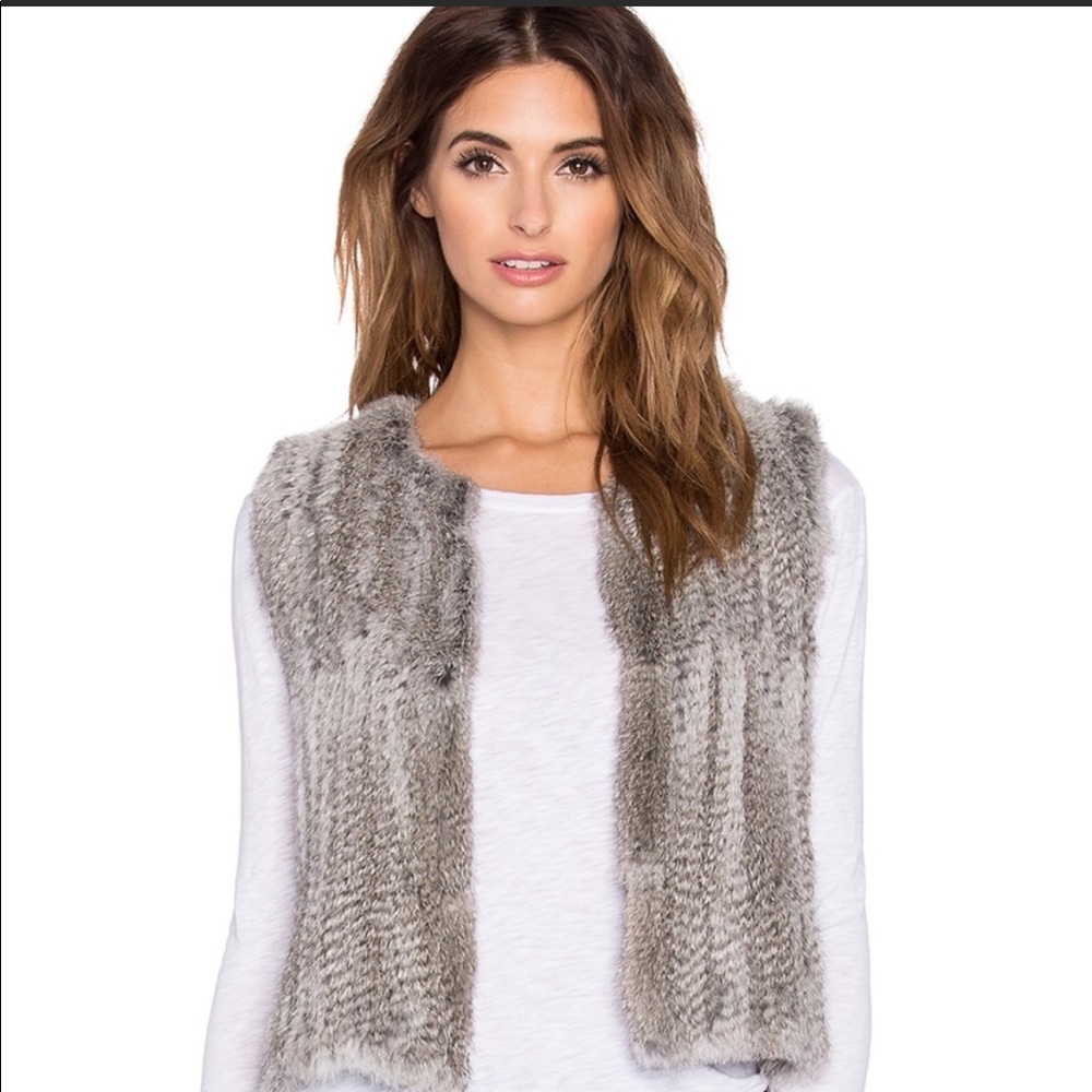 525 America Rabbit Fur Vest, minimal use.